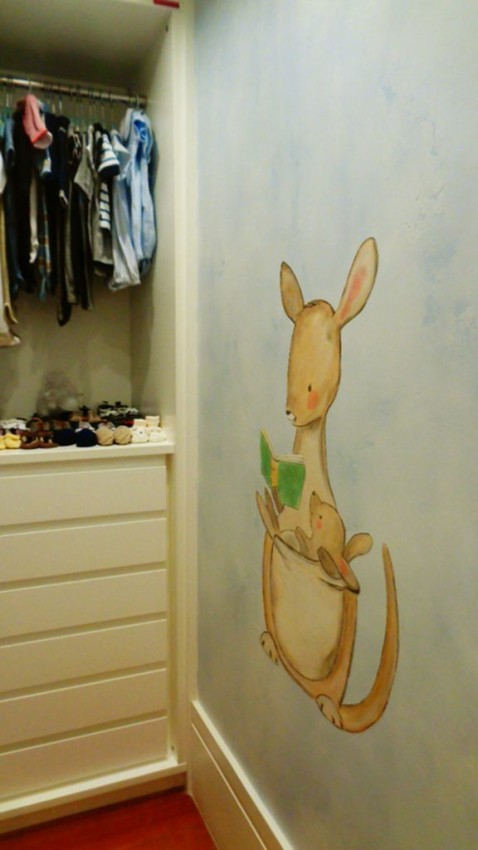 Pintura "Mamãe canguru"