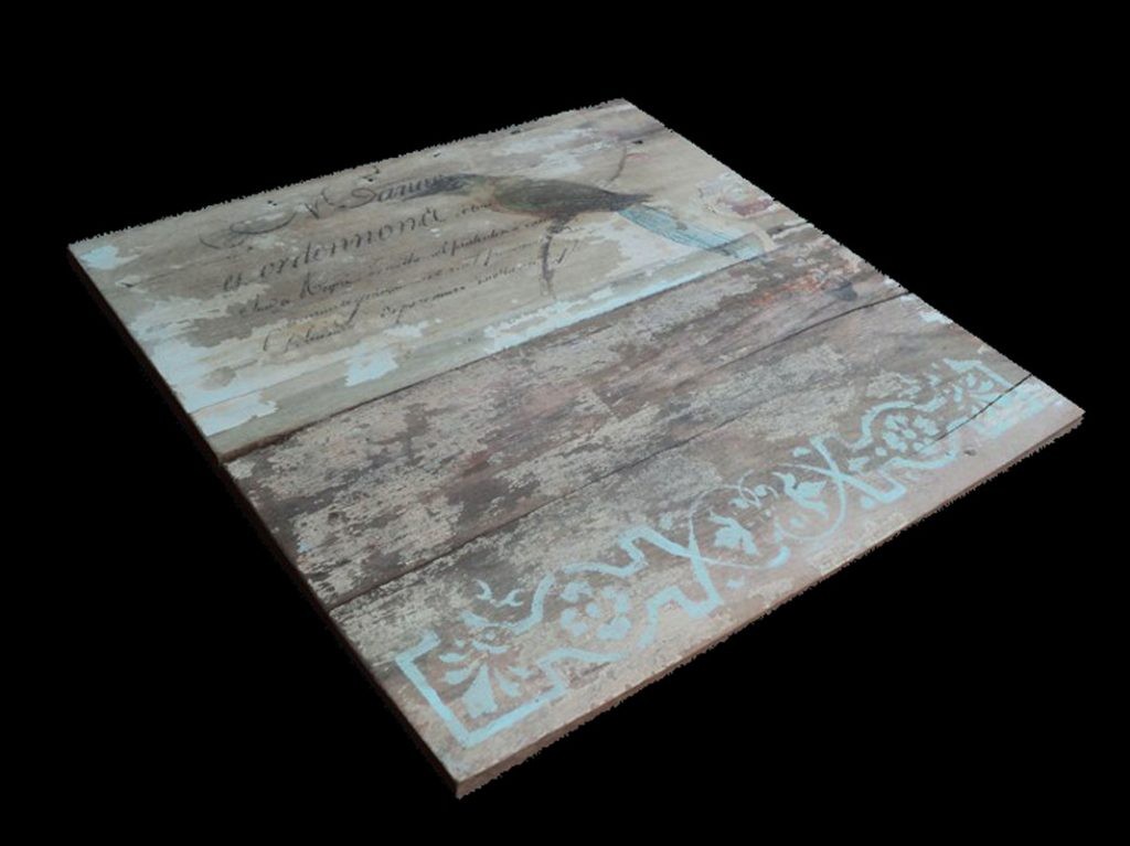 Sousplat demolição "Bleu"